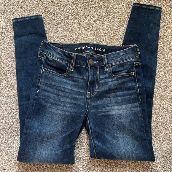 American Eagle Outfitters Indigo Skinny Jeans - Picture 3 of 5